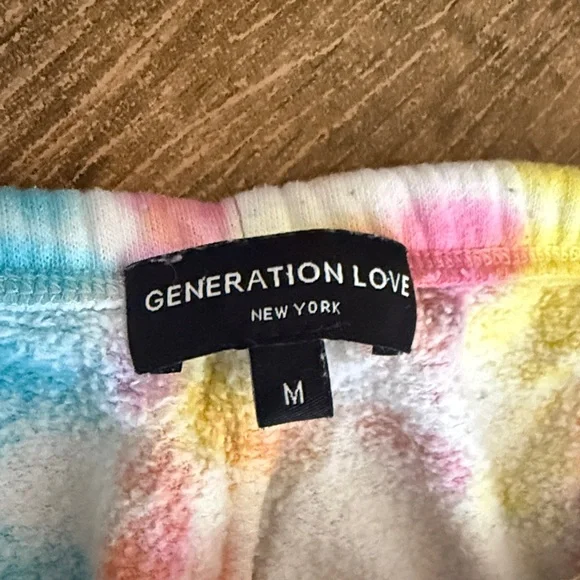 Generation Love Carla Tie Dye Hoodie and Sweatpants SET Size Medium - Picture 9 of 10